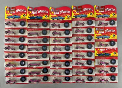 Group of Mattel Hot Wheels 25th Anniversary Redline Die-Cast Cars