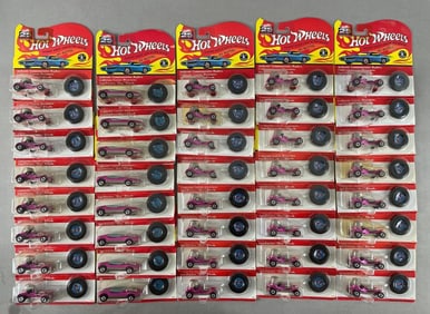 Group of Mattel Hot Wheels 25th Anniversary Redline Die-Cast Cars