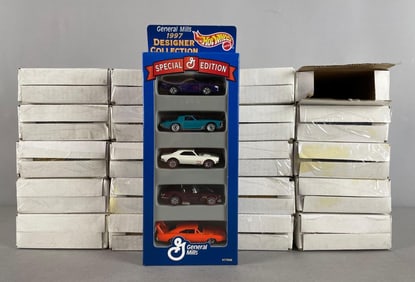 Group of Mattel Hot Wheels Special Edition General Mills Die-Cast Vehicle Packs