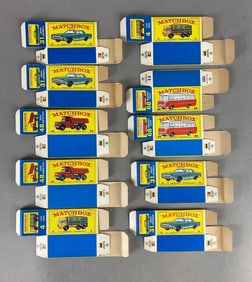 Group of 10 Matchbox Type E Boxes
