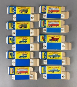 Group of Matchbox Type E Boxes