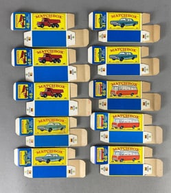 Group of 10 Matchbox Type E Boxes
