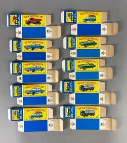 Group of 10 Matchbox Type E Boxes