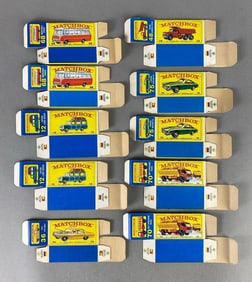 Group of 10 Matchbox Type E Boxes