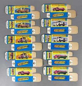 Group of 10 Matchbox G Type Boxes