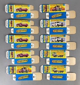 Group of 10 Matchbox Type G Boxes