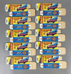 Group of 10 Matchbox Type H No. 64 Slingshot Boxes