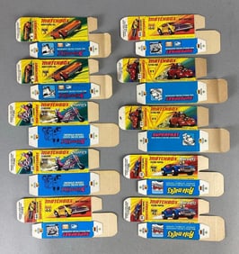 Group of 10 Matchbox Type I Boxes