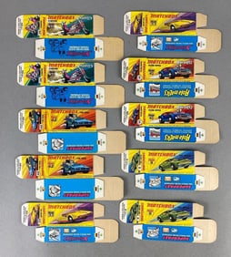 Group of 10 Matchbox Type I Boxes