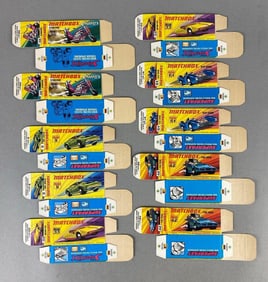 Group of 10 Matchbox Type I Boxes