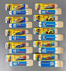 Group of 10 Matchbox Type I Boxes