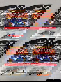 Group of 4 Mattel Hot Wheels Drag Strip Demons Cars
