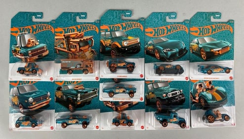 Group of 11 Mattel Hot Wheels 56 Die-Cast Cars