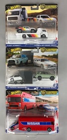 Group of 3 Mattel Hot Wheels Premium Team Transports