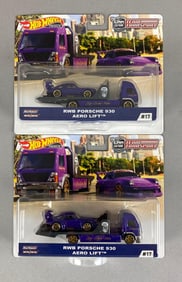 Group of Mattel Hot Wheels Premium Team Transports