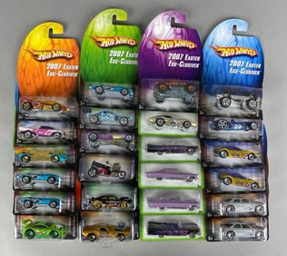Group of 24 Mattel Hot Wheels Easter Egg-Clusives Vehicles