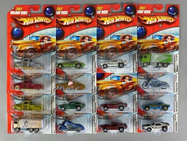 Group of 2007 Mattel Hot Wheels Holiday Rods