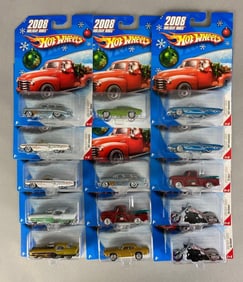 Group of 2008 Mattel Hot Wheels Holiday Rods