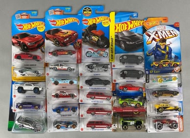 Group of Mattel Hot Wheels Die-Cast Cars