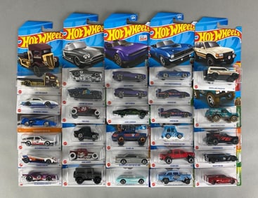 Group of Mattel Hot Wheels Die-Cast Cars