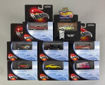 Group of 8 Mattel Hot Wheels Die-Cast Cars