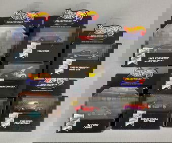 Group of Mattel Hot Wheels Collectibles Die-Cast Cars