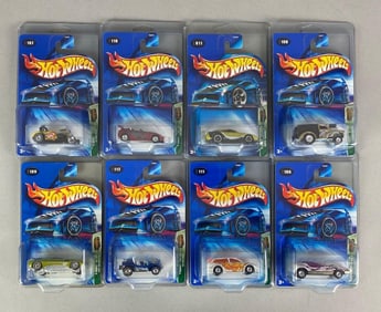 Group of 8 Mattel Hot Wheels Treasure Hunt Series Cars