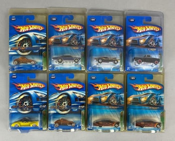 Group of 8 Mattel Hot Wheels Treasure Hunt Series Cars