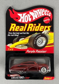 2004 Mattel Hot Wheels Real Riders Purple Passion Car