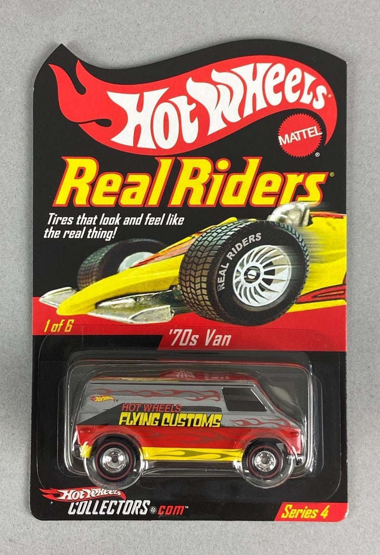 2004 Mattel Hot Wheels Real Riders 70s Van (1 of 2)