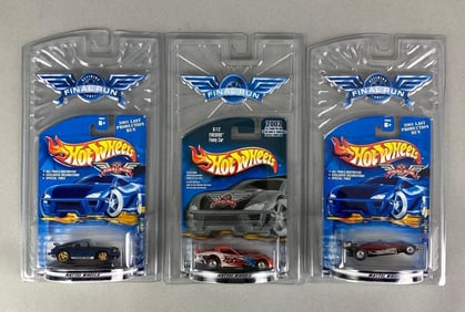 Group of 3 Mattel Hot Wheels Final Run Die-Cast Cars