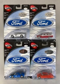 Group of 4 2002 Mattel 100% Hot Wheels LE Die-Cast Cars