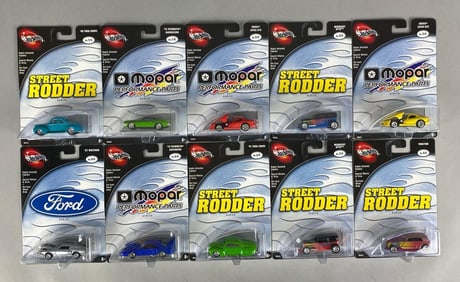 Group of 10 Mattel 100% Hot Wheels Die-Cast Cars