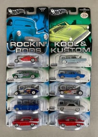 Group of 10 Mattel Hot Wheels Die-Cast Cars