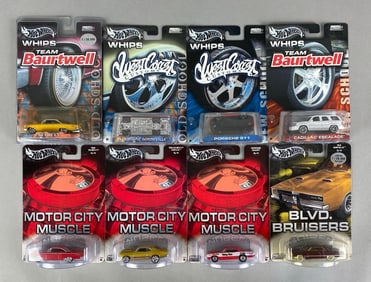 Group of 8 Mattel Hot Wheels Die-Cast Cars
