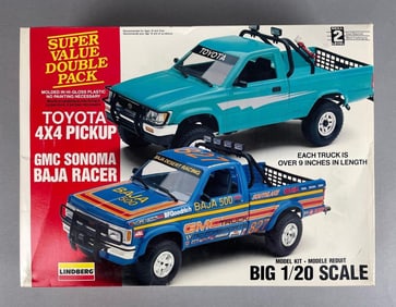 Lindberg Pickup Truck Double Pack Model Kit