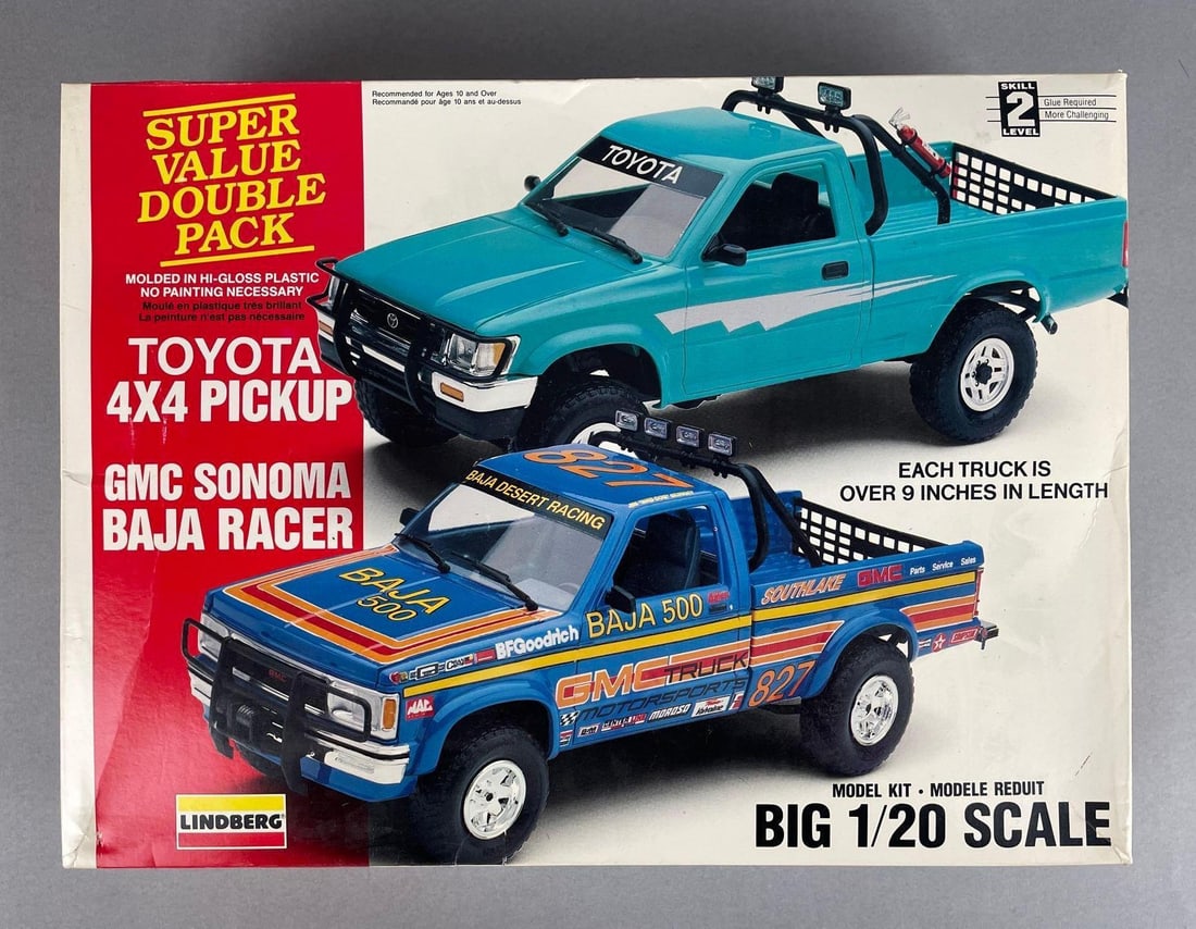 Lindberg Pickup Truck Double Pack Model Kit (1 of 3)