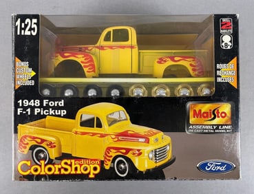 Maisto ColorShop Edition 1948 Ford F-1 Pickup Model Kit