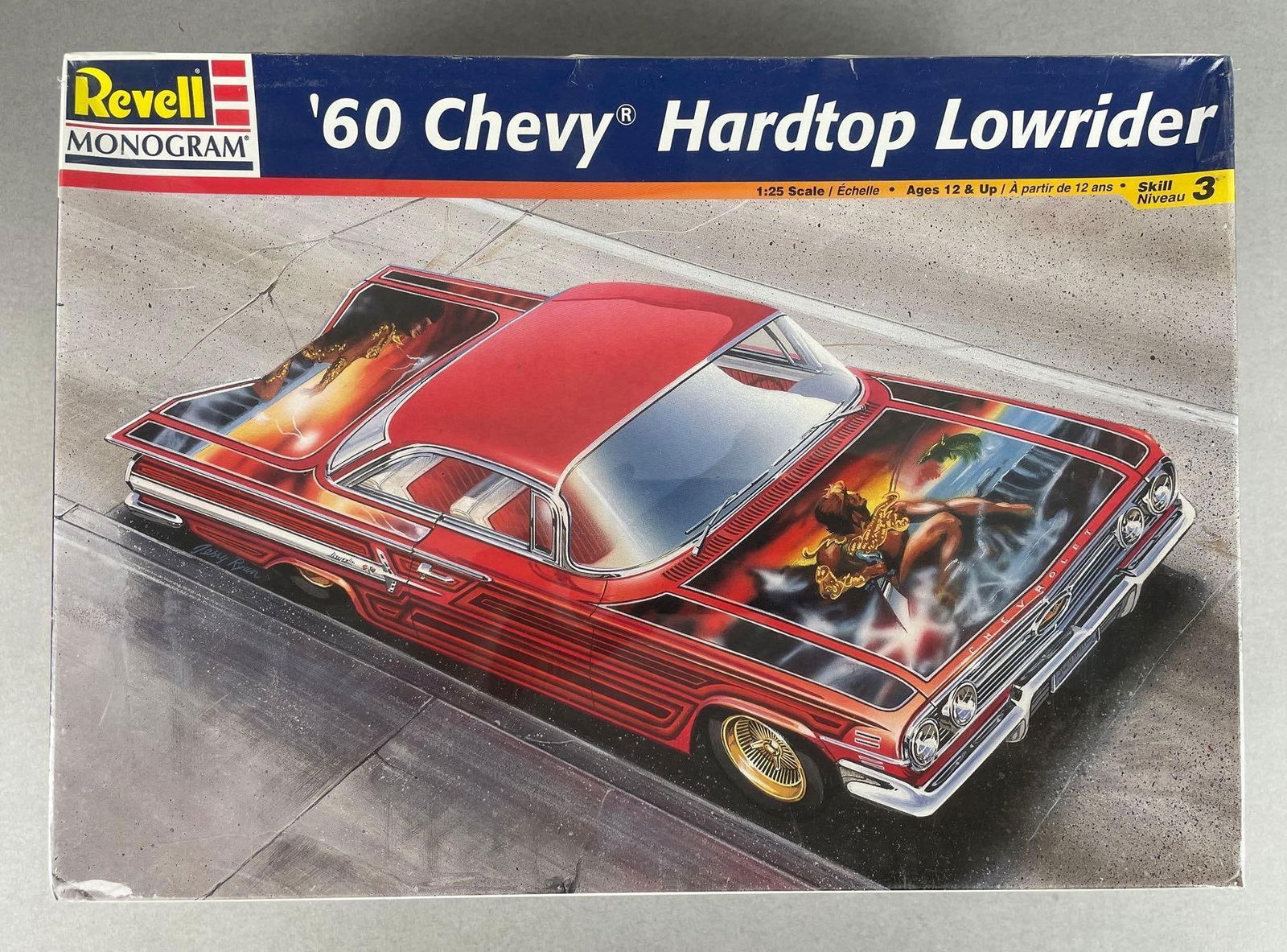 Revell Monogram 1960 Chevy Hardtop Lowrider Car Model Kit (1 of 3)