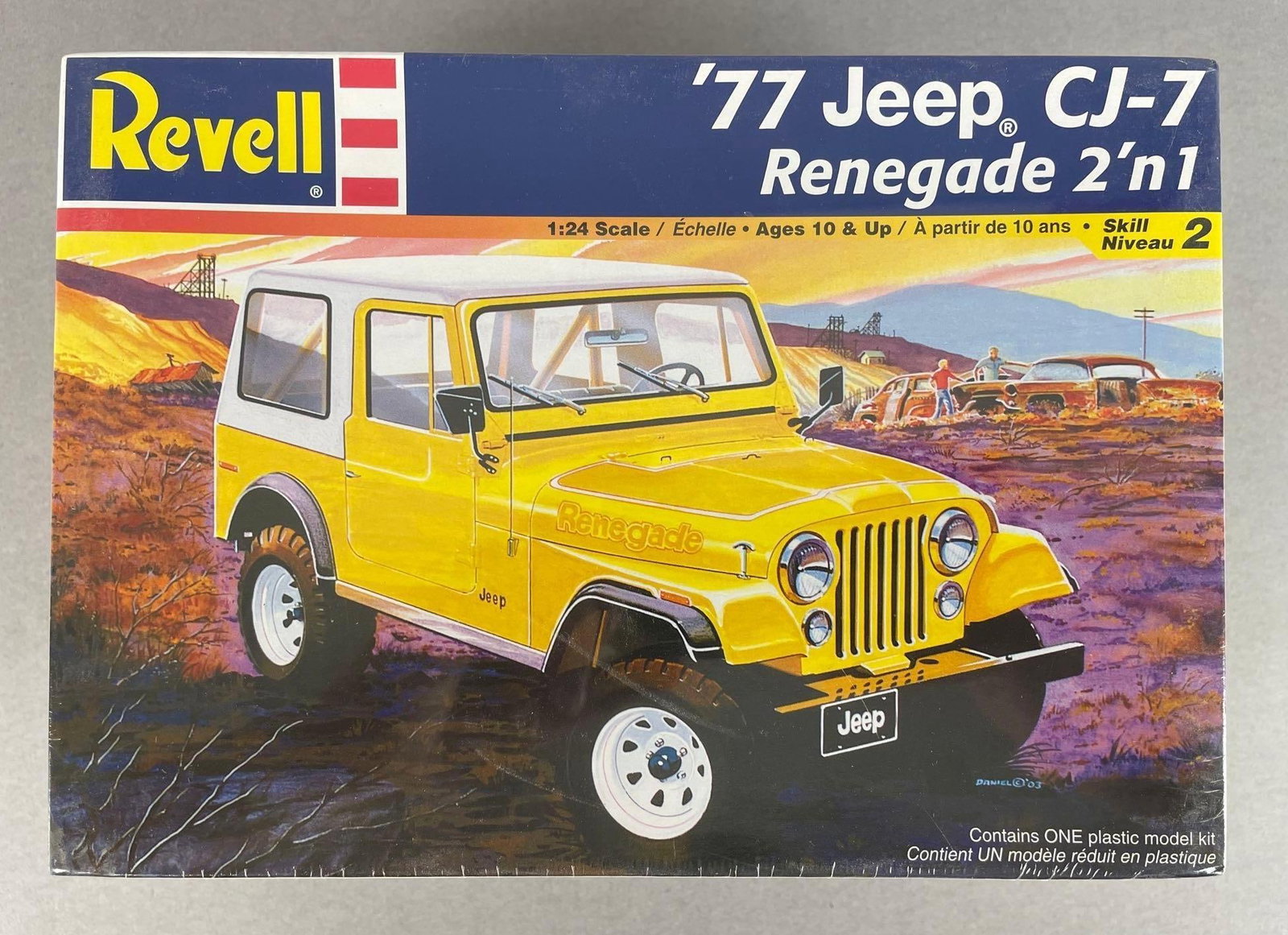 Revell 1977 Jeep CJ-7 Renegade 2 n 1 Model Kit (1 of 3)
