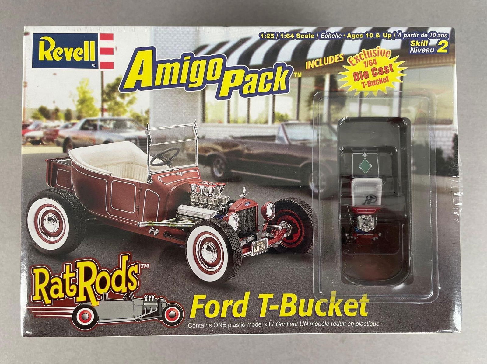 Revell Rat Rods Amigo Pack Ford T-Bucket Model Kit (1 of 3)