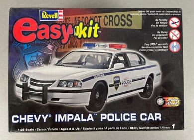 Revell Easy Kit Chevy Impala Police Car Model Kit