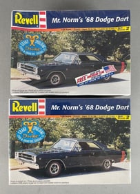 Group of 2 Revell Mr. Norms 1968 Dodge Dart Model Kits