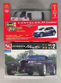 Group of 2 Modern Car Model Kits