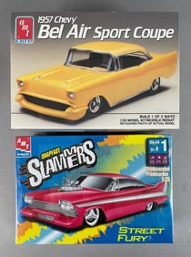 Group of 2 AMT Ertl 1957 Chevy Model Kits