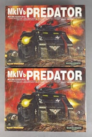 Group of 2 Games Workshop MKIVb Predator Tank Model Kits