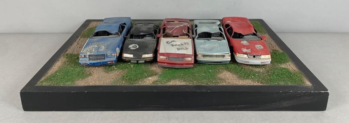 Jay Adams Made Monster Truck Course Diorama / Display