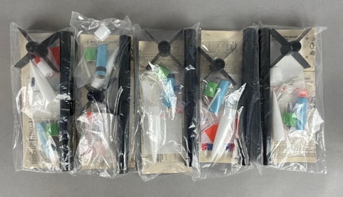 Group of Estes Flying Model Rocket Kits