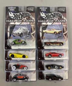 Group of 8 Mattel Hot Wheels Hall of Fame Greatest Rides Die-Cast Cars