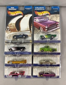 Group of 8 Assorted Mattel Hot Wheels Die- Cast Vehicles